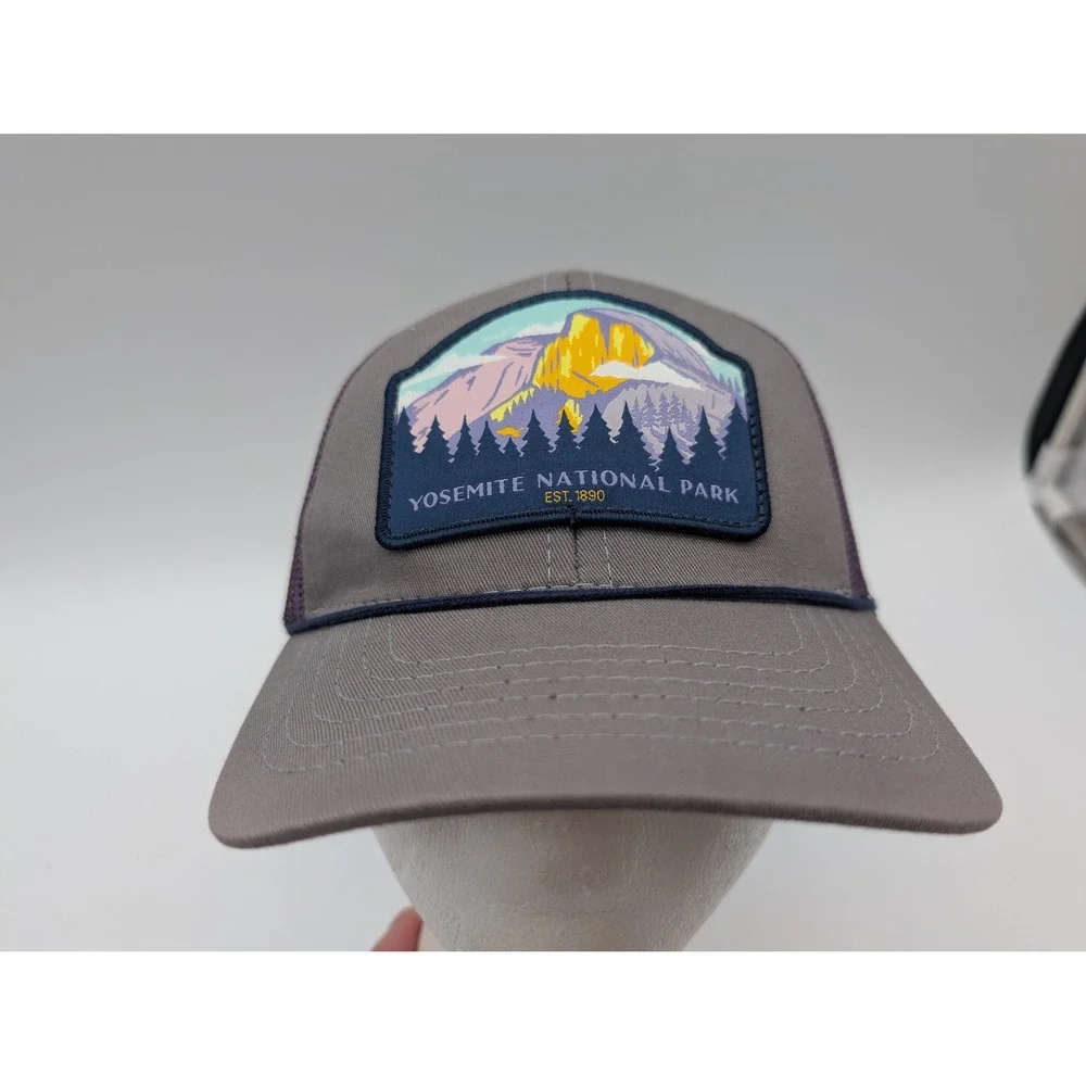Sendero Provisions Co Yosemite National Park Trucker Hat Gray Purple Snapback